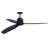 Akmani 60" Modern Black Ceiling Fan with Remote Control, Energy Efficient DC Ceiling Fan, Quiet High Airflow Solid Wood Blades-895604752