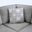 Canapé modulaire en L 83,9 po avec couchettes doubles, table rabattable et rangement-407285478