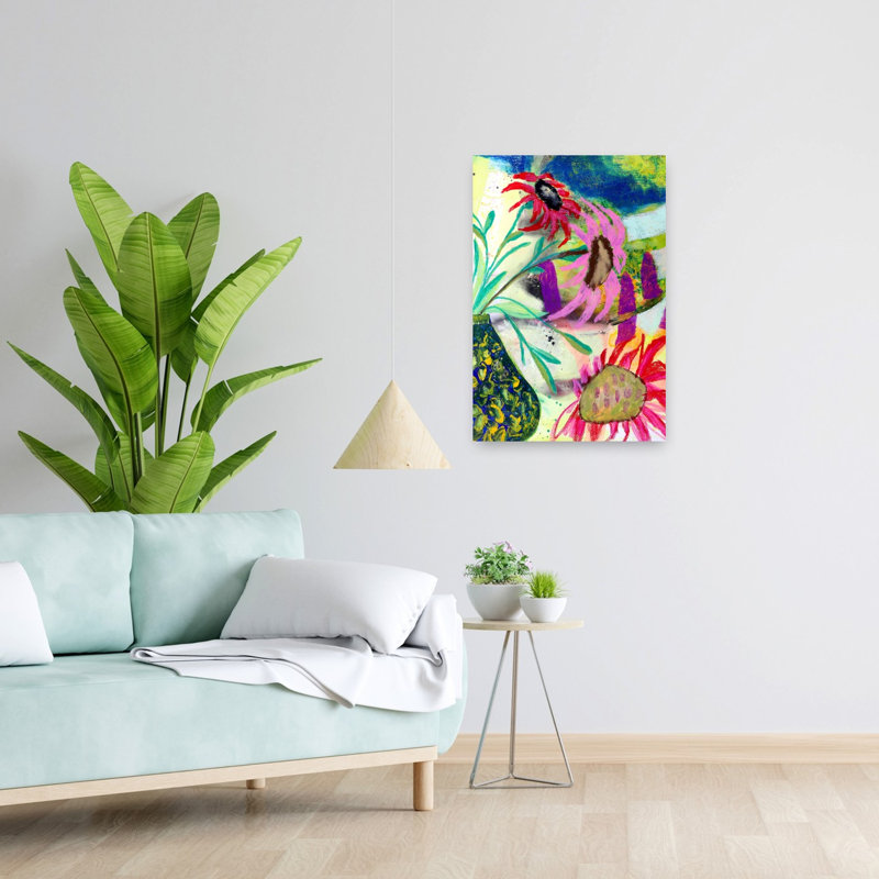 Contemporary Art Abstract Contemporary Wall Art by Poonam Choudhary - Wrapped Canvas Print, 60.96 cm H x 40.64 cm W