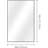 Black Bathroom Mirror For Wall, 30X48 Inch Rectangle Mirrors With Metal Frame, Modern Vanity Wall Mirror Decor For Entryway Hangs, Bathroom, Living Room Horizontal Or Vertical