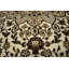 Tapis crème crème à motif floral oriental 5 x 5 Kirman
