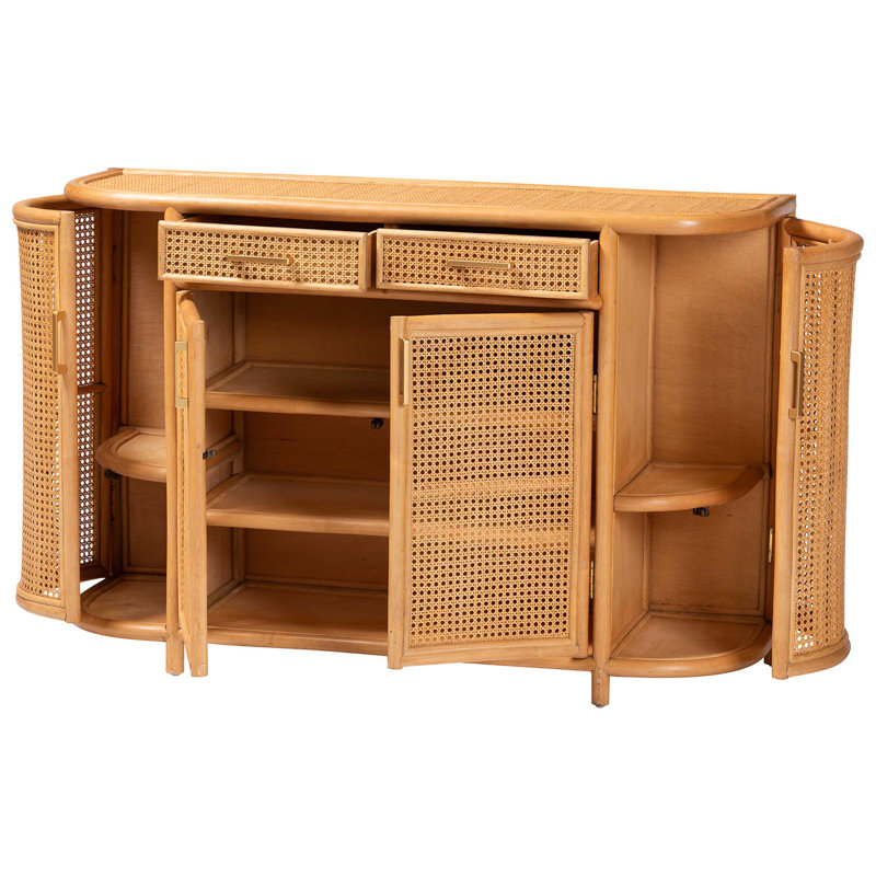 Mckenna Rattan 48" W Sideboard with 2-Drawer