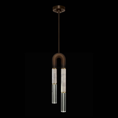 Luminaire suspendu rond 7 po Antonia