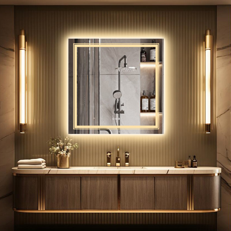 Lekya Wall Mirror, 80cm H x 80cm W