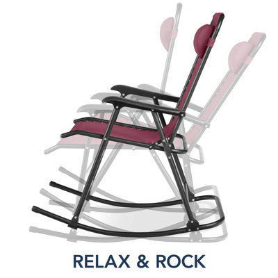 Outdoor Rocking Lounge Chair