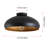 1-lamp Sand Black Adjustable Iron Ceiling Light