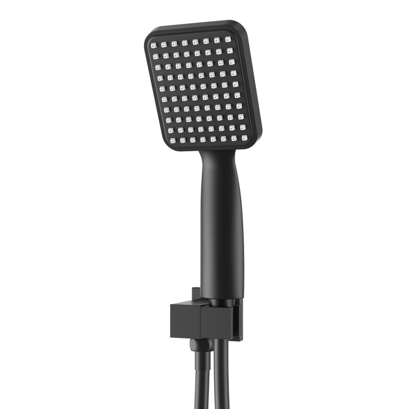 Complete Shower System with Rough in-Valve, Black