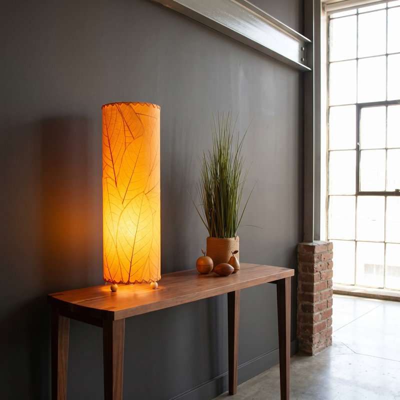 Lampe de table 24 po Francesco, Orangé