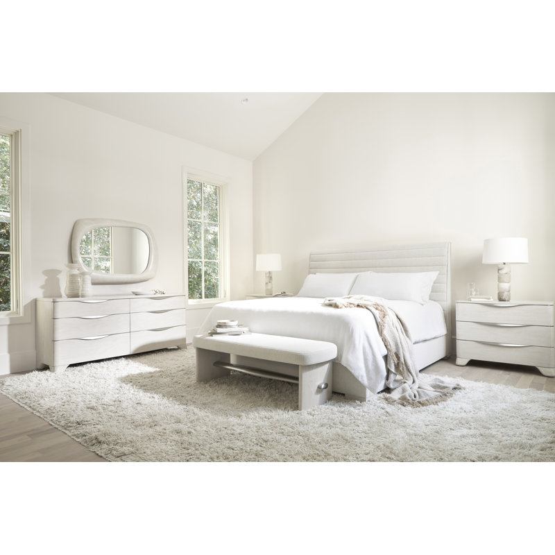 Sereno Upholstered Panel Headboard Design, Queen