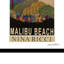 «Vintage Fashion Malibu Beach», reproduction encadrée