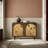 Art pattern high capacity accent cabinet-103024325