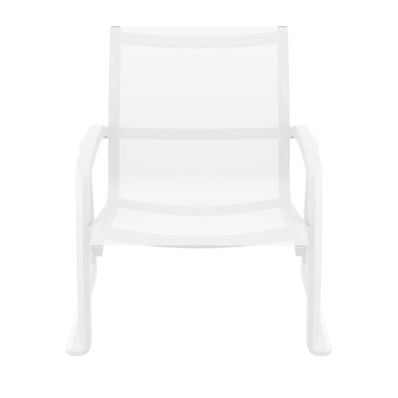 Farrah Outdoor Lounge Chair, White