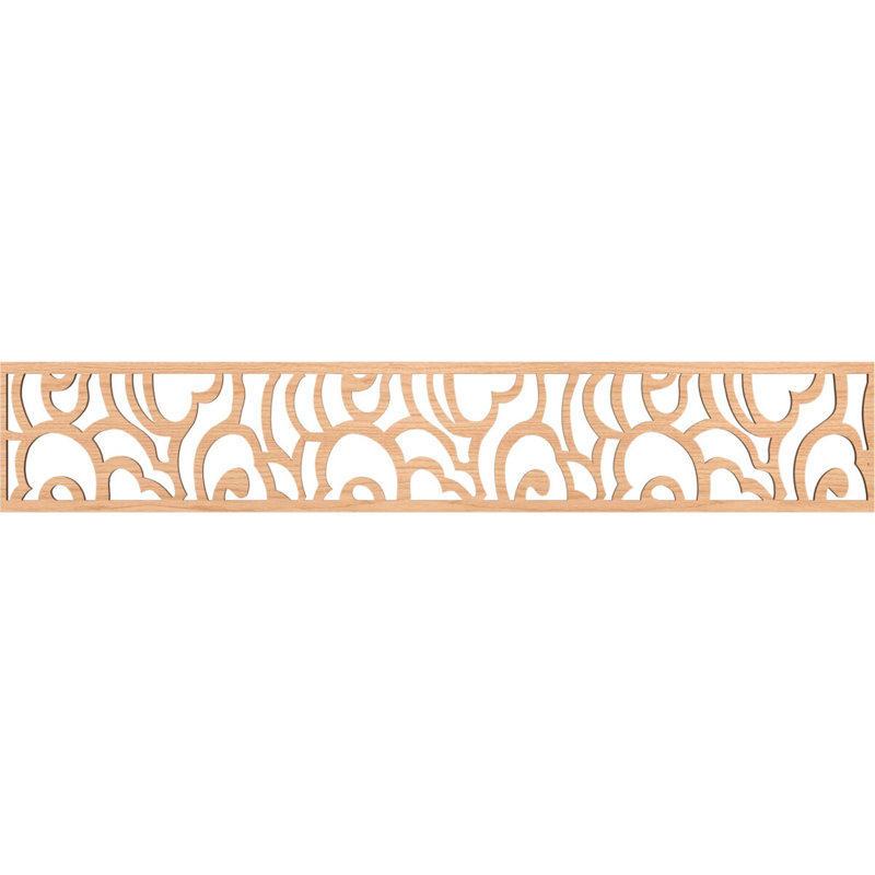Moulure de panneau Springfield, Noyer blanc, H 8 po x l 46,625 po x P 0,25 po