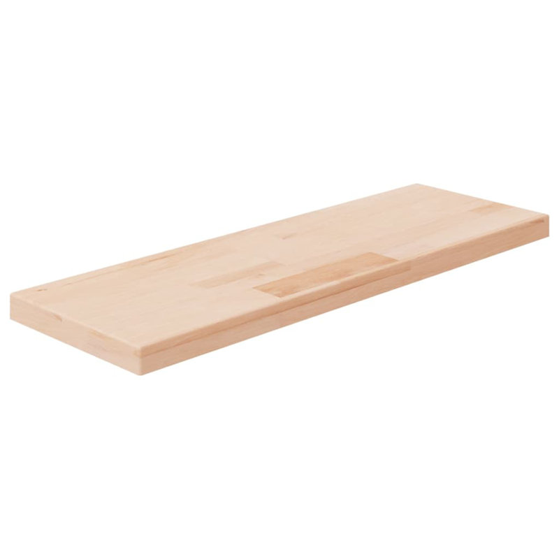 Kazuye Oak Solid Wood Floating Shelf, 2.5cm H x 60cm W x 20cm D