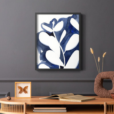 Blue Eucalyptus II Framed Print - Solid Wood
