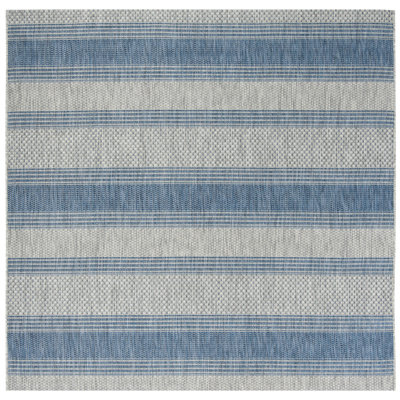 Tapis d'intérieur / extérieur à rayures Burnsville Performance