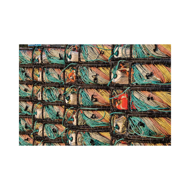 Crab Traps Stored At Crescent City Marina, Northern California by Darrell Gulin - Wrapped Canvas Print