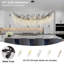 Lustre en cristal de neige branche d'arbre 63 po-113332377
