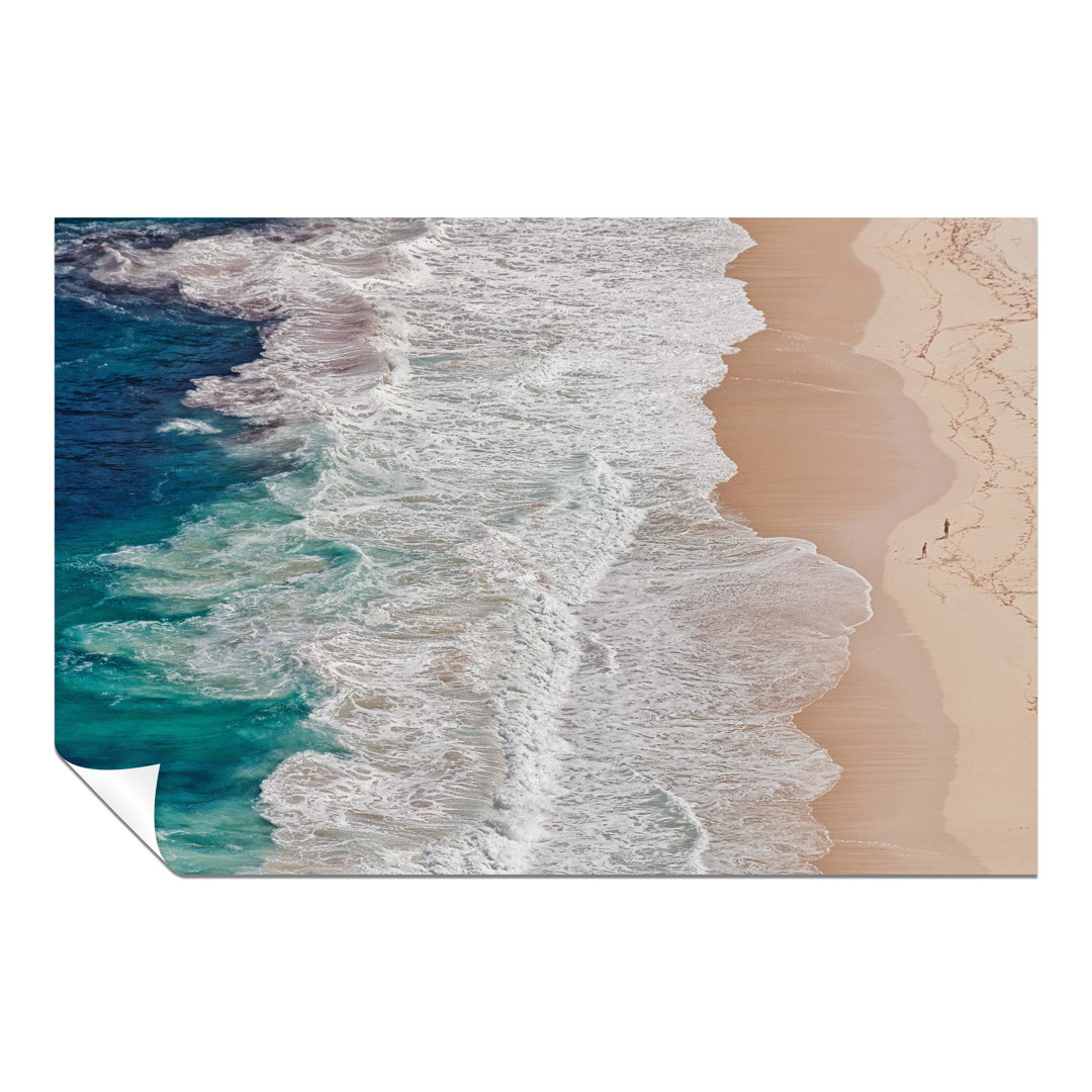 Ocean Shoreline Aerial View Seascape - No Frame Print