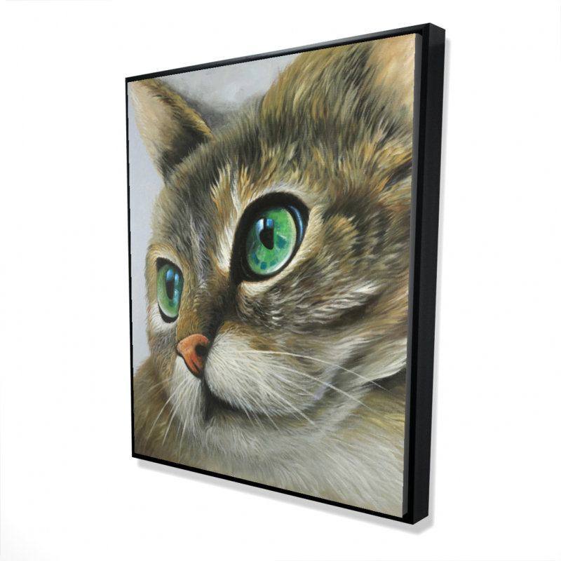 «Peaceful Cat Portrait» sur toile