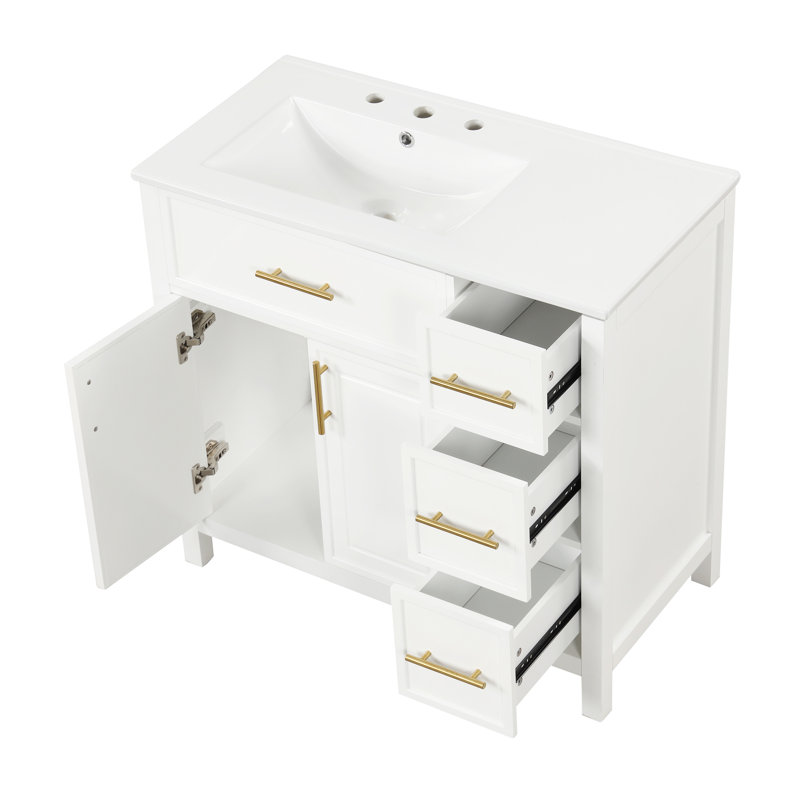 Meuble-lavabo 36 po avec comptoir d'évier