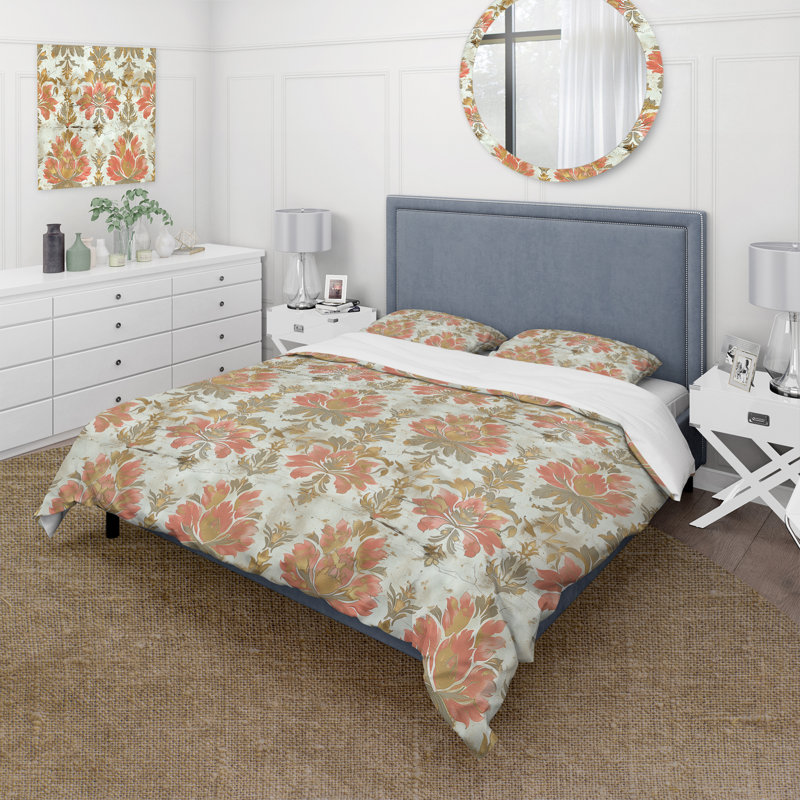 Ensemble de housse de couette Country, Housse de couette simple + 2 taies décoratives st