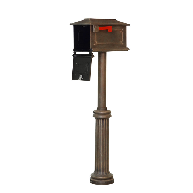 Boîte aux lettres montée Kingston, Cuivre