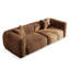 Canapé brun modulaire en chenille-591531241-591531242