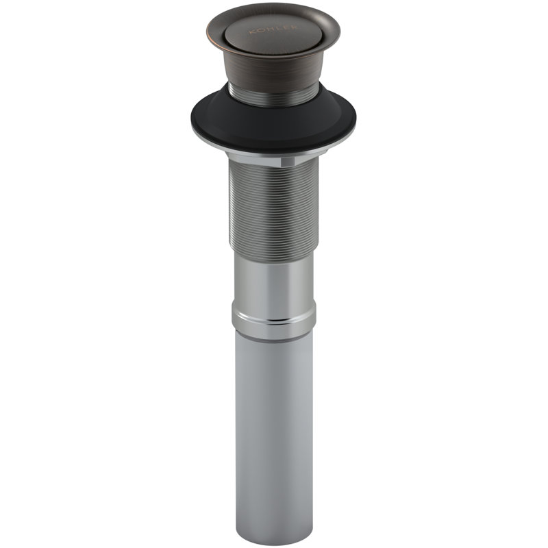 Pop-Up Bathroom Sink Drain, Oil Rubbed Bronze, No