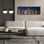  «Chicago Nighttime Skyline» par Epic Portfolio, art mural sur toile, 60 po x 20 po