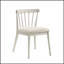 Ensemble de chaises de salle à manger rustiques 2 pièces, structure en bois massif, design campagnard, assemblage facile, sièges durables et confortables-1486077937