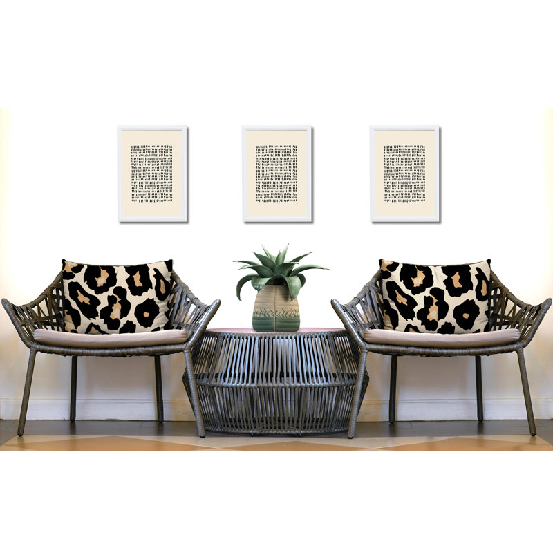 Oreiller réversible intérieur / extérieur Gelle, 25x18, Black