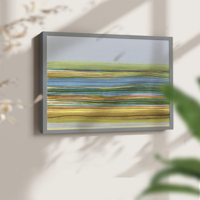 Parallel Striae II - Reproduction encadrée - Restickable