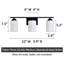 Éclairage pour meuble-lavabo Burdene-730506409-730506414