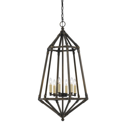 Luana 6 - Light Lantern Geometric Chandelier