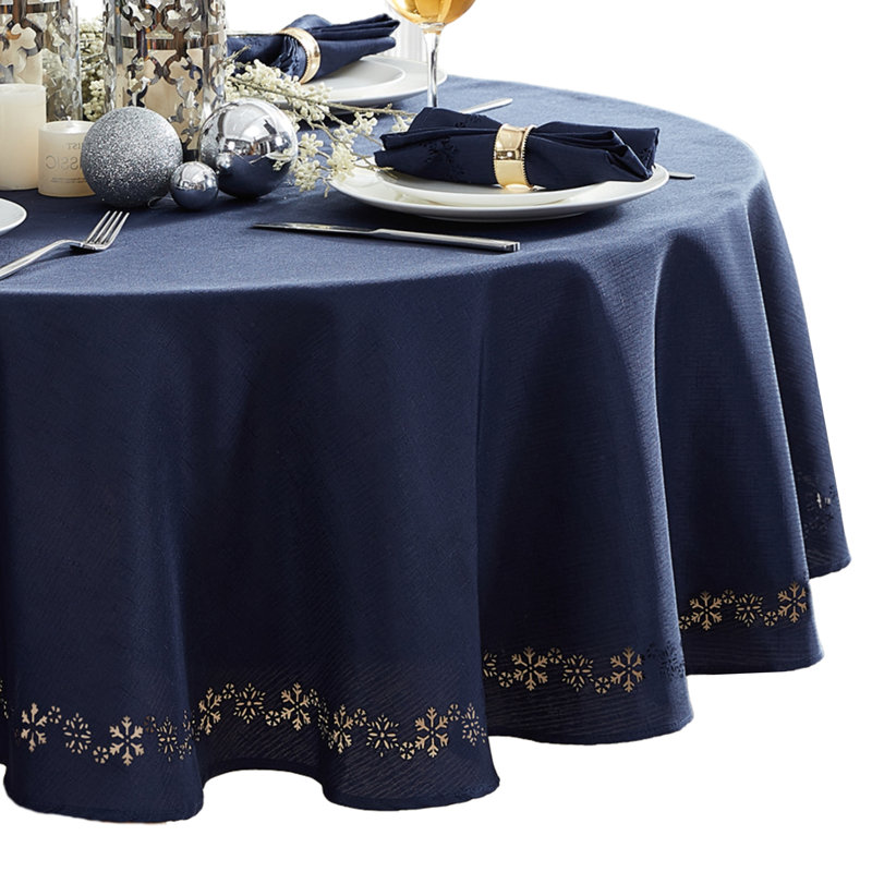 Nappe à motif laser flocon de neige