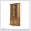 Armoire 39,4 x 18 x 83 po / crédence brun