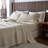 100% Washed Linen Sheet Set-Natural French Flax Bed Sheet-115609624-115609625