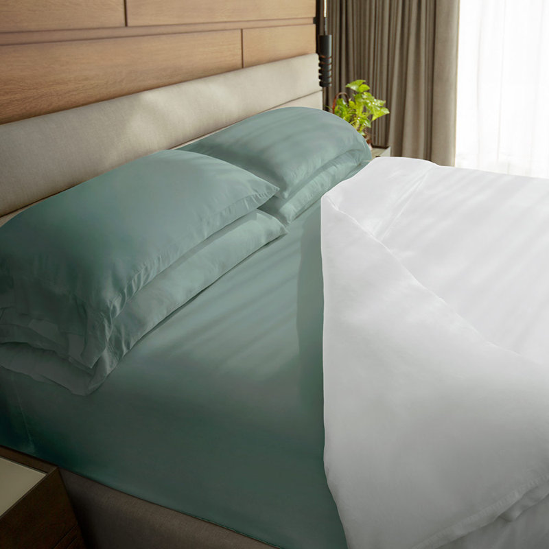 Rayon Twill Sheet Set, Queen Sheet Set + 1 Fitted Sheet + 1 Pillowcases, Tahitian Breeze