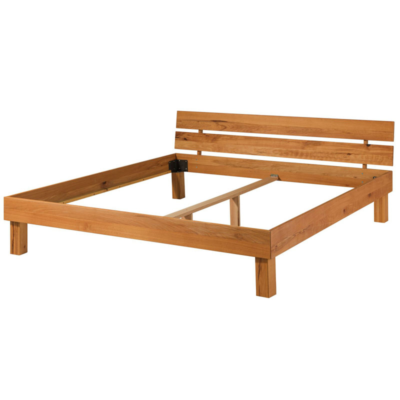 Tomme Solid Wood Bed, 165cm W x 205cm L