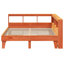 Bookcase Bed Without Mattress Solid Wood Pine-1938820481-1922085636