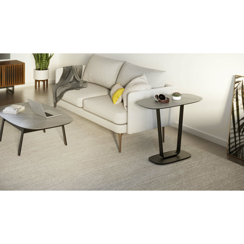 Cloud 9 Pedestal with Storage, Alto Gray