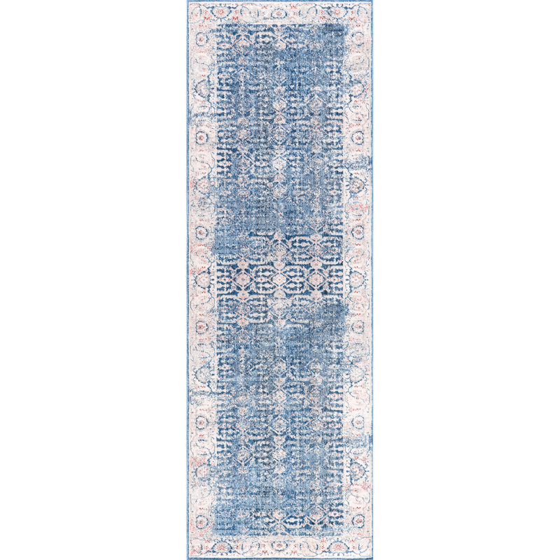 Fernanda Faded Persian Area Rug, Runner 2'6" x 10'