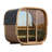 Smartmak® 4-8 Person Home Outdoor Steam Sauna Room, Customized Canadian Wood Square Barrel Traditional Steam Saunas Spa Kit, Heating Stove, Rocks, Light Accessories Included, Relaxing Spa Experience