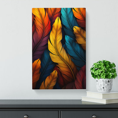 Feather - Wrapped Canvas