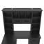 Bureau d'angle fonctionnel en L, panneau de fibres à densité moyenne et panneau de particules, conception moderne pour le bureau à domicile ou le salon