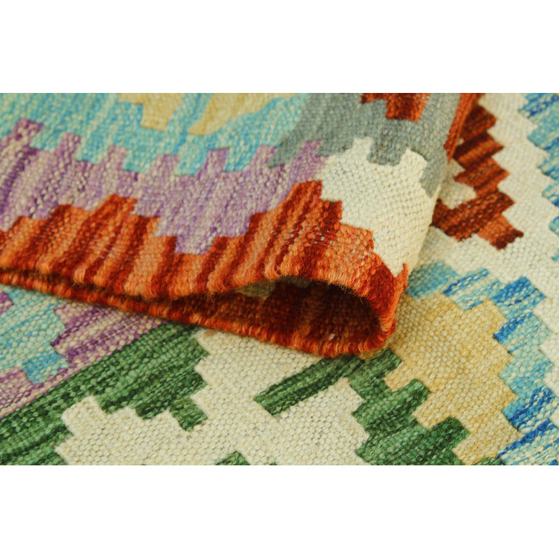 Flatweave Manshuk Orange Rug