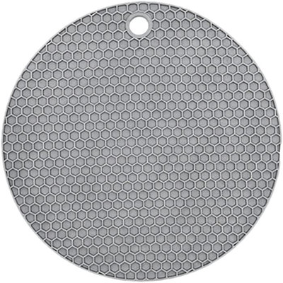 Silicone Round 4 Piece Trivet Mats, Silicone Pot Holders for Hot Pan and Pot Pads