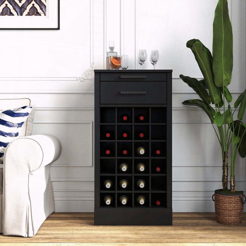 Rangement modulaire pour armoire à vin grande capacité, Noir