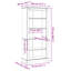 Mexican Pine Corona 170cm H x 80cm W Solid Wood Standard Bookcase